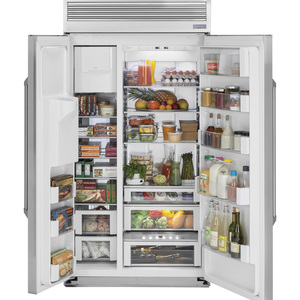 Monogram  Réfrigérateur côte à côte de 48 po Acier inoxydable ZISP480DKSS