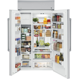 GE Café Réfrigérateur côte à côte de 48 po Acier Inoxydable CSB48WSKSS