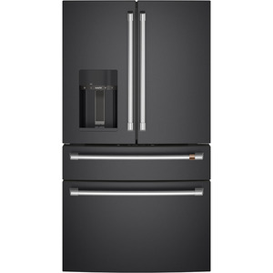 ENERGY STAR® 27.8 pi³  Réfrigérateur avec porte à deux battants Café, noir mat - CVE28DP3ND1