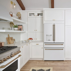 Café™ ENERGY STAR® 27.8 Cu. Ft. 4-Door French-Door Refrigerator Matte White - CVE28DP4NW2