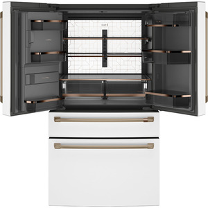 Café™ ENERGY STAR® 27.8 Cu. Ft. 4-Door French-Door Refrigerator Matte White - CVE28DP4NW2