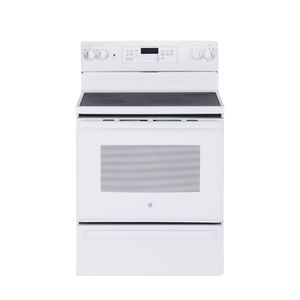 GE Cuisinière électrique 30 po Blanc JCB830DK4WW