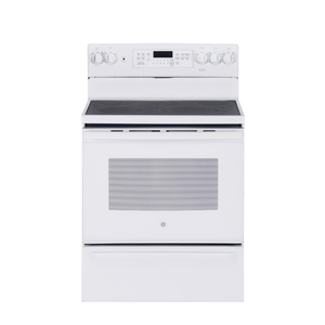GE Cuisinière électrique 30 po Blanc JCB840DKWW