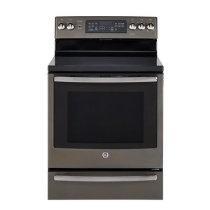 GE Profile 30" Free Standing Electric Self-Cleaning Convection Range Slate PCB940EKES