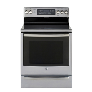 GE Profile 30" Free Standing Electric Convection Range Stainless Steel PCB940SKSS