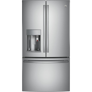 GE Profile 22.1 cu.ft. French-Door Refrigerator with Keurig® Stainless Steel PYE22PSKSS