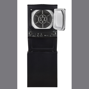 GE Buanderie superposée Laveuse de  4.0 pi. cu. et Sécheuse électrique de 5.9 GUD37ESMJDG