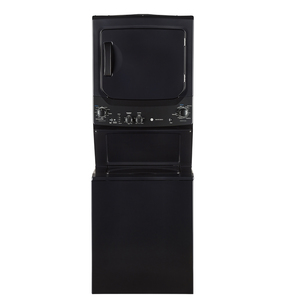 Centre de buanderie Spacemaker GE de 27 po avec laveuse et sécheuse électriques, gris de zinc - GUD37ESMMDG