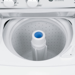 GE Buanderie superposée Spacemaker avec laveuse et sécheuse à gaz 24 po blanc - GUD24GSSJWW