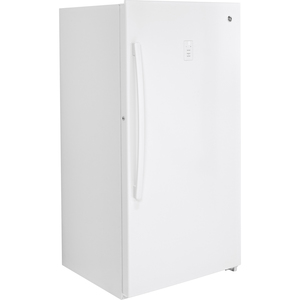 GE 17.3 Cu. Ft. Frost Free Upright Freezer White FUF17DLRWW