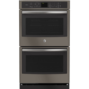 GE Profile 30" Electric Self Clean Convection Double Wall Oven Slate PT7550EHES