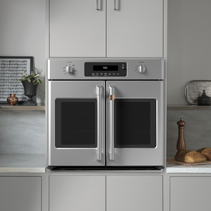 Café™ 30'' Built-In French-Door Single Convection Wall Oven Stainless Steel - CTS90FP2MS1