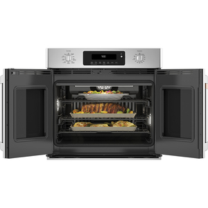 Café™ 30'' Built-In French-Door Single Convection Wall Oven Stainless Steel - CTS90FP2MS1