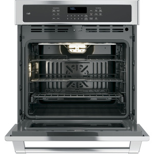 Four encastré simple électrique à convection GE Café de 27 po, acier inoxydable, CK7000SHSS