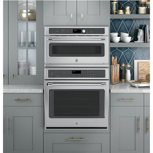 Four encastré simple électrique à convection GE Café de 30 po, acier inoxydable, CT9050SHSS