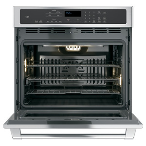 Four encastré simple électrique à convection GE Café de 30 po, acier inoxydable, CT9050SHSS