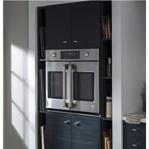 Four encastré simple à convection professionnel GE Café, 30 po avec porte à deux battants, acier inoxydable, CT9070SHSS