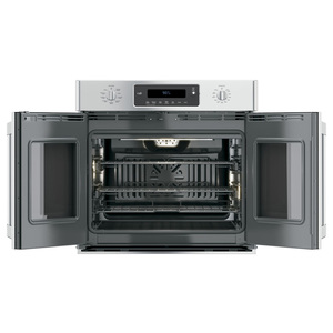 Four encastré simple à convection professionnel GE Café, 30 po avec porte à deux battants, acier inoxydable, CT9070SHSS