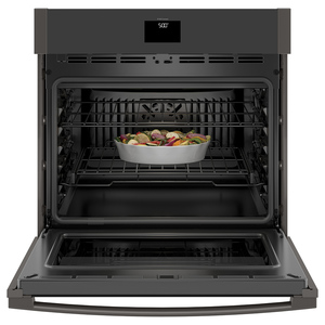 Four simple encastré à convection GE de 30 po, acier inoxydable noir - JTS5000BNTS