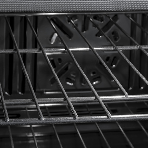 Four simple encastré à convection GE de 30 po, acier inoxydable noir - JTS5000BNTS