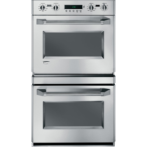 Monogram 30" European-Design Double Convection Wall Oven Stainless Steel ZET2PMSS