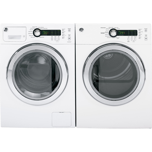 GE Energy Star Laveuse compact  de 2.6 pi. cu. Blanc WCVH4800KWW