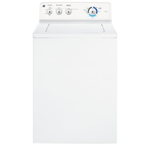 Laveuse à chargement par le dessus GE de 5,8 homologuée Energy Star pi³, blanc, GTW750CSL1WS