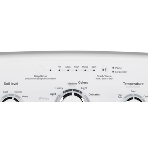 Laveuse électrique à chargement par le dessus GE de 4,4 pi3, blanc - GTW220BMMWW