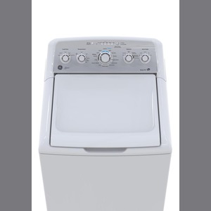 GE Allura Laveuse à chargement par le dessus de 4,9 pi³ Blanc GTW465BMKWS