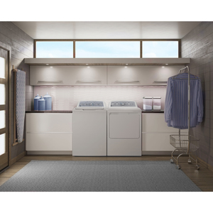Laveuse électrique à chargement par le dessus GE de 4,9 pi3 homologuée Energy Star, blanc - GTW485BMMWS