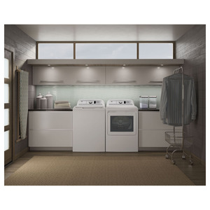 GE Energy Star Laveuse à chargement par le dessus de 5.3 pi. cu. Blanc GTW680BSJWS