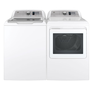 GE Energy Star Laveuse à chargement par le dessus de 5.3 pi. cu. Blanc GTW680BSJWS