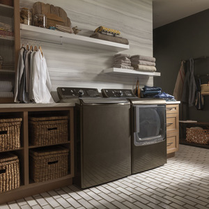 GE Energy Star Laveuse à chargement par le dessus de 5.9 pi. cu. Métallique GTW860SPJMC