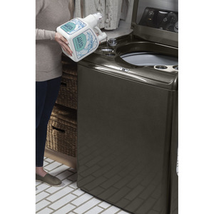 GE Energy Star Laveuse à chargement par le dessus de 5.9 pi. cu. Métallique GTW860SPJMC