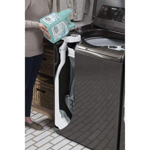 GE Energy Star Laveuse à chargement par le dessus de 5.9 pi. cu. Métallique GTW860SPJMC