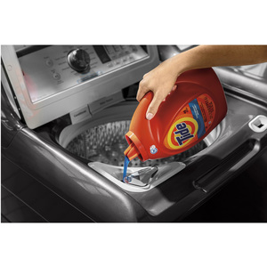 Laveuse à chargement par le dessus GE homologuée Energy Star de 5,8 pi³, gris de zinc, GTW750CPLDG