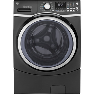 GE 5.2 Cu. Ft. Front Load Energy Star Electric Washer with Steam Diamond Grey - GFW450SPMDG