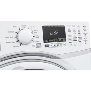 GE Laveuse à chargement frontal de 5,2 pi³ Blanc GFW450SSKWW