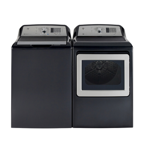 Laveuse à chargement par le dessus GE homologuée Energy Star de 5,3 pi3 gris de zinc - GTW680BMMDG