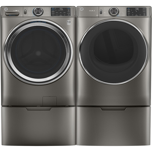 Laveuse GE® de 5,5 pi³ (CEI) avec Wi-Fi intégré, nickel satiné - GFW650SPNSN