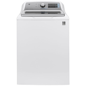 GE® 6.0 cu. ft. (IEC) Capacity Washer with SmartDispense White - GTW840CSN0WS