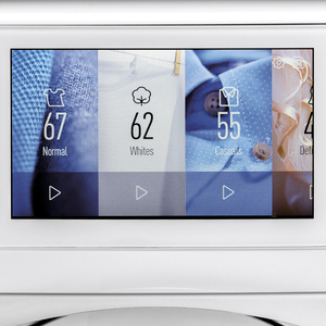 Laveuse compacte à chargement frontal Haier de 2,8 pi³, blanc - QFW150SSNWW