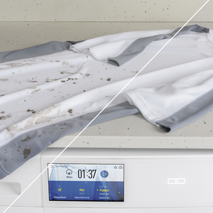 Laveuse compacte à chargement frontal Haier de 2,8 pi³, blanc - QFW150SSNWW