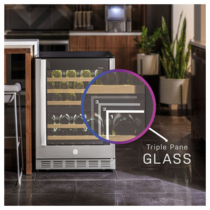 GE Profile Refroidisseur pour bouteilles de 4.8 po en Acier inoxydable- PWS06DSPSS