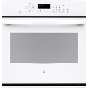 GE Profile 30" Electric Self Clean Convection Single Wall Oven White PCT7050DFWW