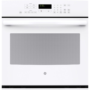 GE Four mural simple électrique à convection autonettoyant de 30 po Blanc PCT7050DFWW