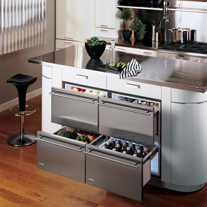 Monogram Module de réfrigération à deux tiroirs Acier inoxydable ZIDS240HSS