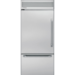 Monogram Réfrigérateur à congélateur inférieur encastrè de 20.6 pi.cu. Acier Inoxydable ZICP360NHLH